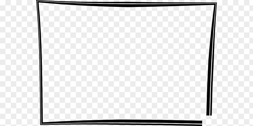 Picture Frame Clipart Black And White Square Area PNG