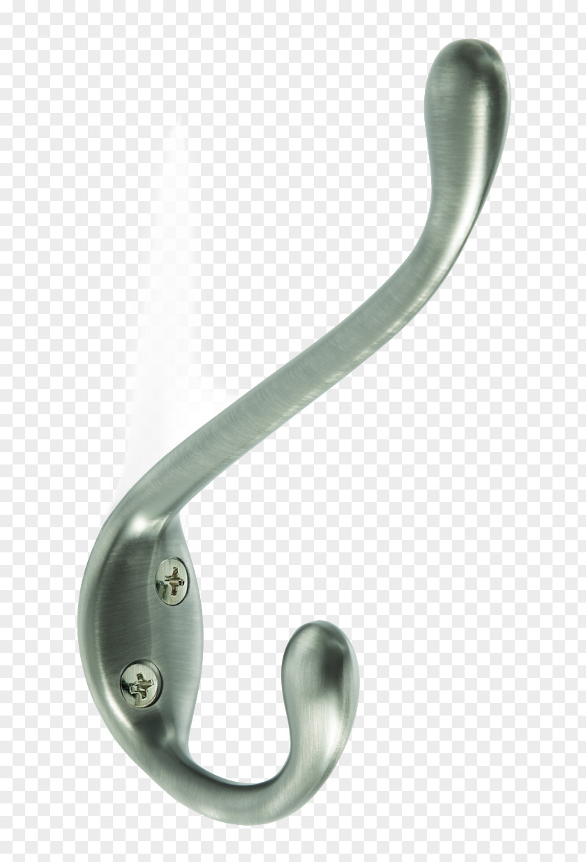 Silver Coat Hook Hat Clothing Accessories PNG