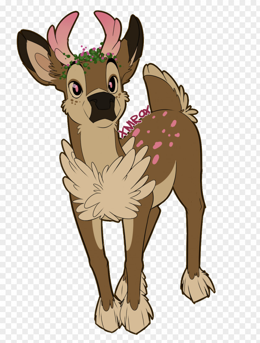 A Deer Stumbled By Stone Dog Breed Puppy Pack Animal Reindeer PNG