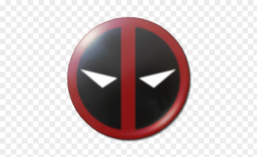 Deadpool Icon Maroon PNG