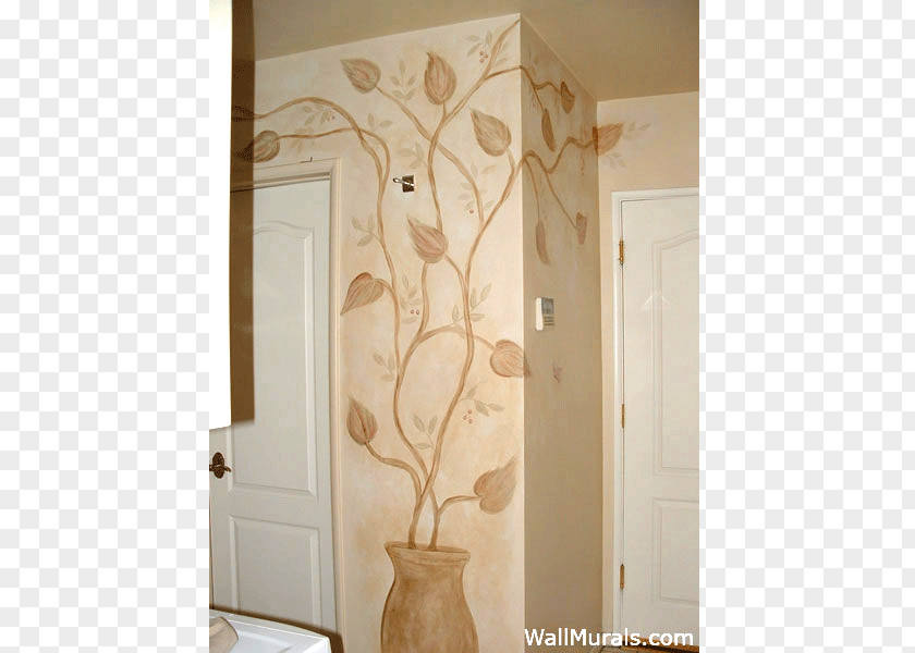 Door Wall Curtain Laundry Room Mural PNG