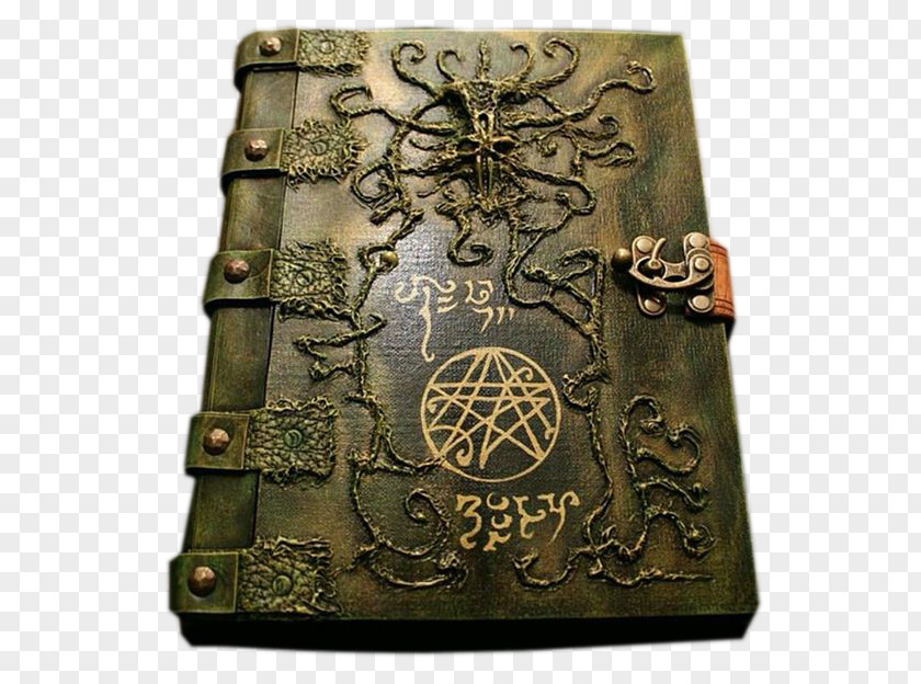 Leather Book Necronomicon I Drew Your Soul Grand Grimoire PNG