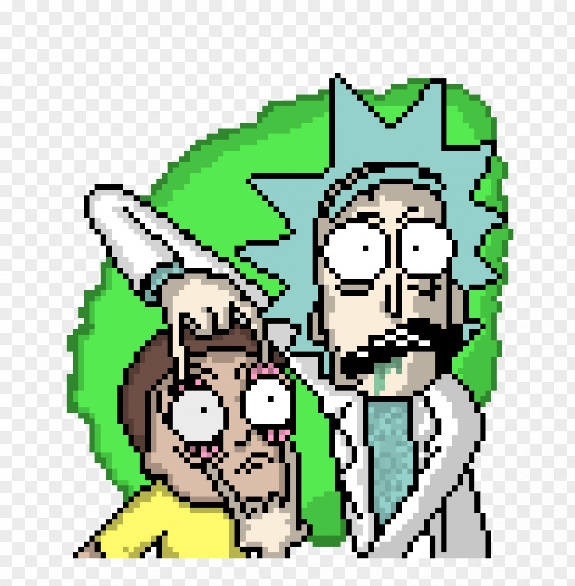 Rick And Morty Icons Smith Pixel Art Clip PNG