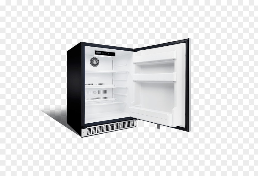 Refrigerator Danby Dar017a2bdd Compact All 1.7 Cubic Feet Black Foot Auto-defrost PNG