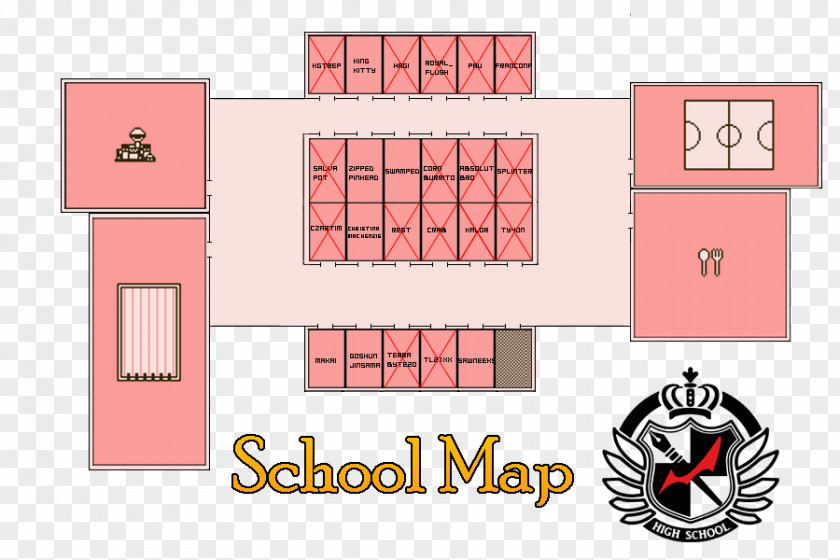 Swimming Pool Top View Danganronpa V3: Killing Harmony Dormitory Map Fitness Centre Game PNG