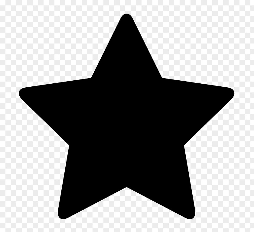 Black Star Silhouette Clip Art PNG