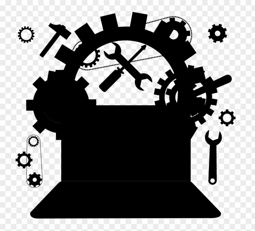 Clock Clip Art Silhouette Line Black M PNG