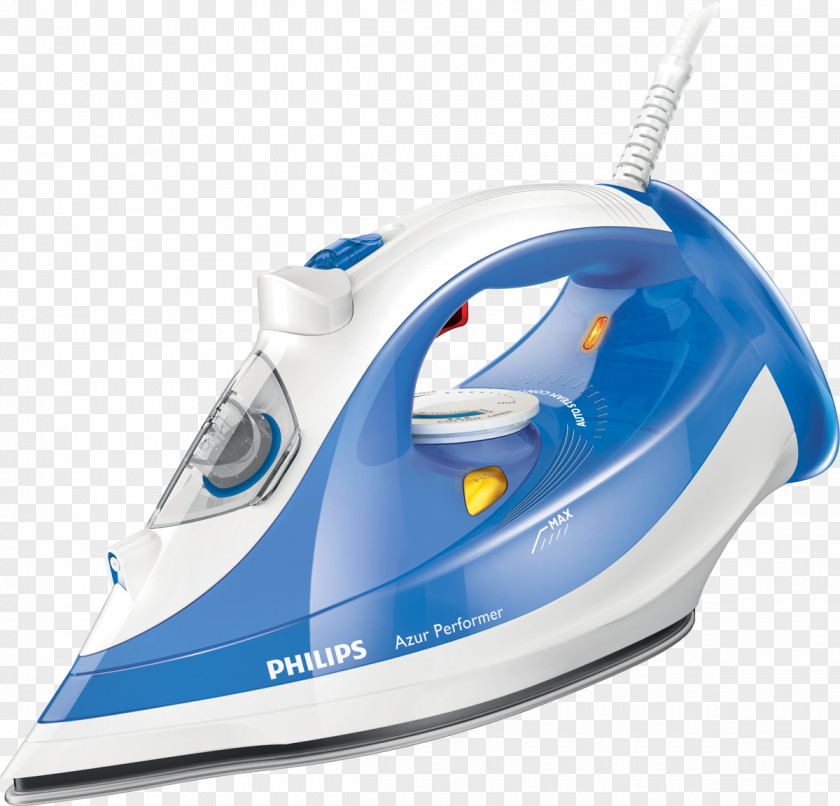 Clothes Iron Ironing Steam Vapor Philips PNG