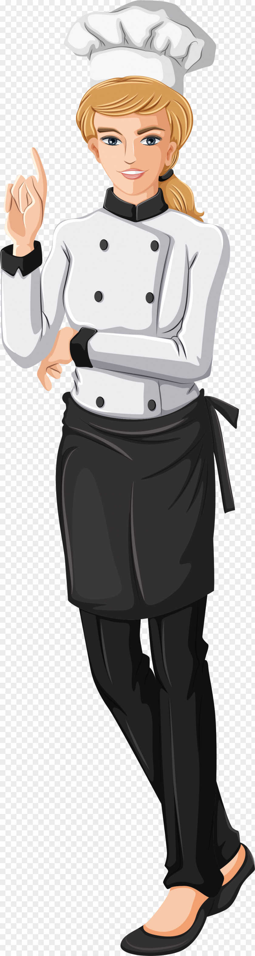 Female Chef Restaurant Cooking PNG