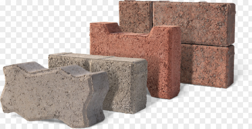Stone Pavement Brick Concrete Masonry Unit Paver PNG