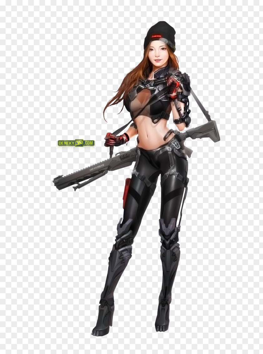 STRIKE Character Concept Art Science Fiction PNG