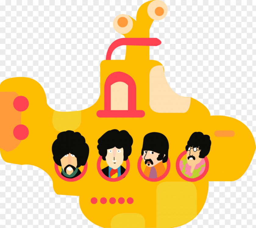 The Beatles' First Love Yellow Submarine Musical Ensemble PNG