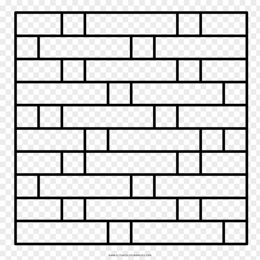 White Walls Brick Coloring Book Partition Wall Paper PNG