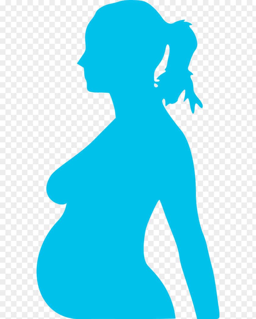 Cartoon Pregnant Woman Pregnancy Silhouette Clip Art PNG