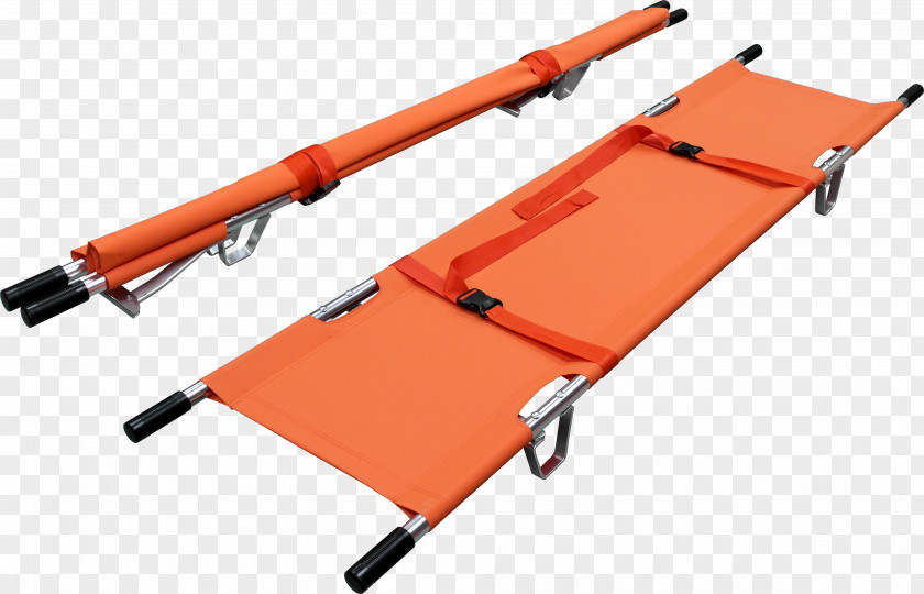 Scoop Stretcher Spinal Board Hospital Medical Equipment PNG