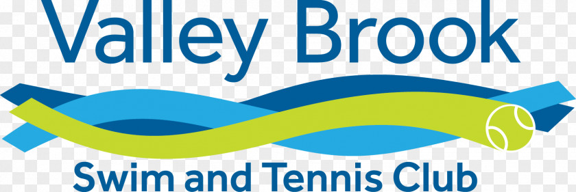 Streamlined Background Logo Valley Brook Swim & Tennis Club Brand Font Centre PNG