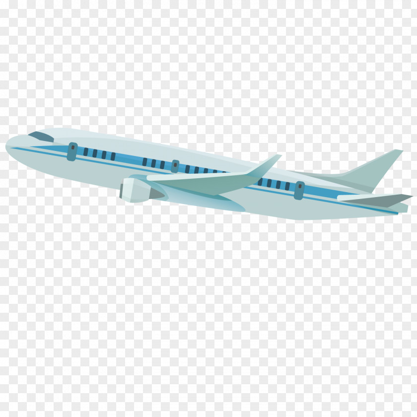 Flying Plane Airplane Wide-body Aircraft Drawing PNG