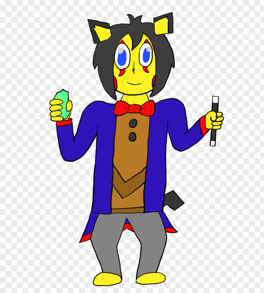 Magic Tricks Mascot Character Line Clip Art PNG