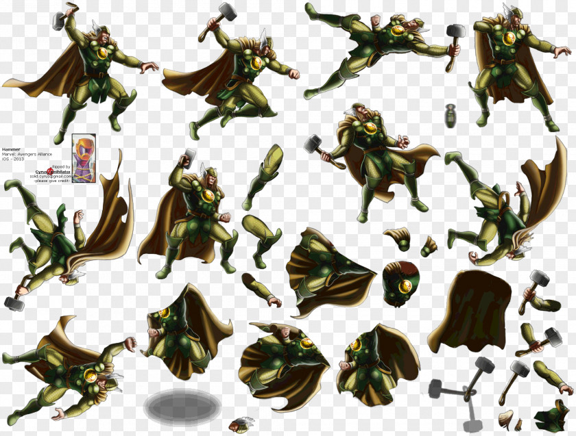 Marvel: Avengers Alliance Abomination Sprite PNG