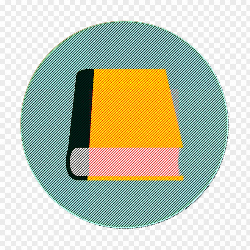 Rectangle Plate School Textbook Icon PNG