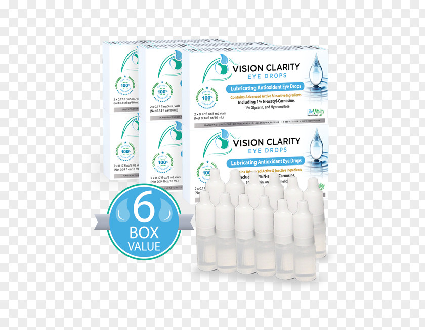 Eye Vision Clarity Carnosine Drops & Lubricants Acetylcarnosine PNG