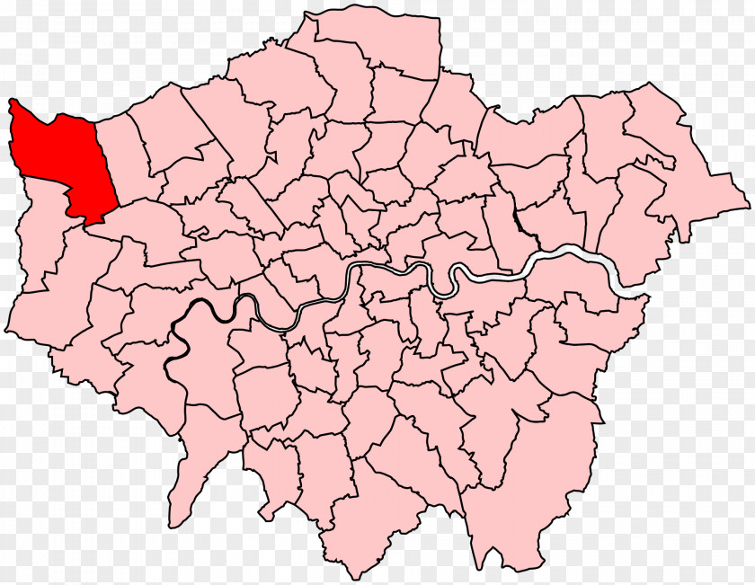 Map London Borough Of Hounslow Lewisham Feltham Cities And Westminster Hammersmith Fulham PNG