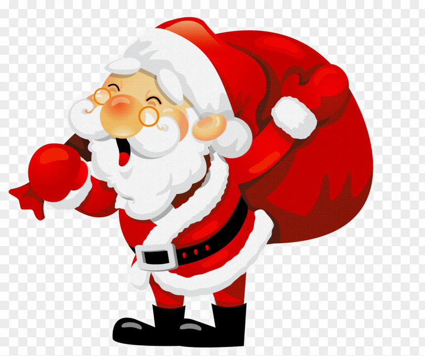 Noel Santa Claus Cartoon Clip Art PNG