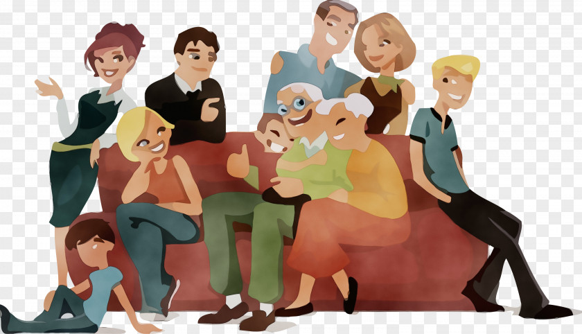 Social Group Cartoon People Community Animation PNG