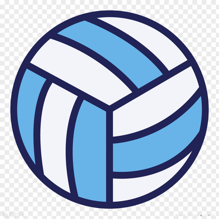 Volleyball Blue Flag T-shirt Logo Sport PNG