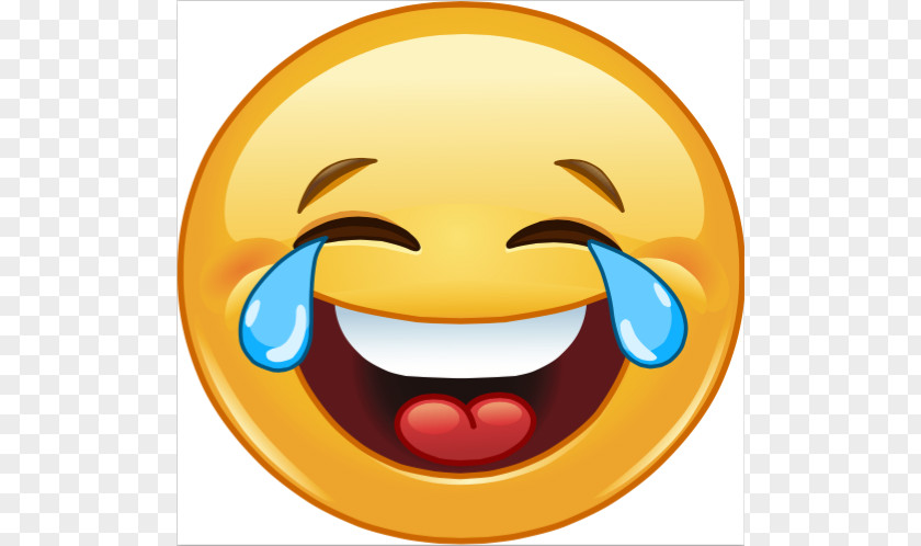Emoji Face With Tears Of Joy Laughter Emoticon Humour PNG