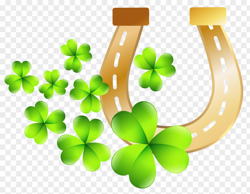 Horseshoe Ireland St. Patrick's Day Shamrocks Saint Clip Art PNG