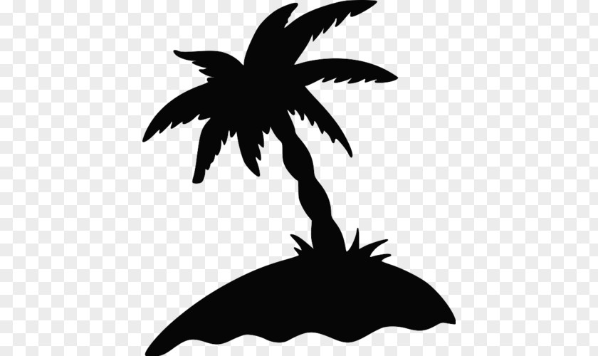 Silhouette Drawing Arecaceae PNG