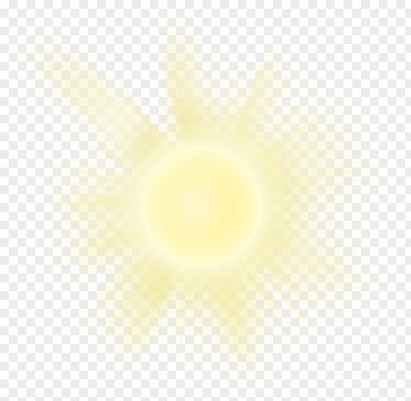 Transparent Realistic Sun Clipart Sunlight Yellow PNG