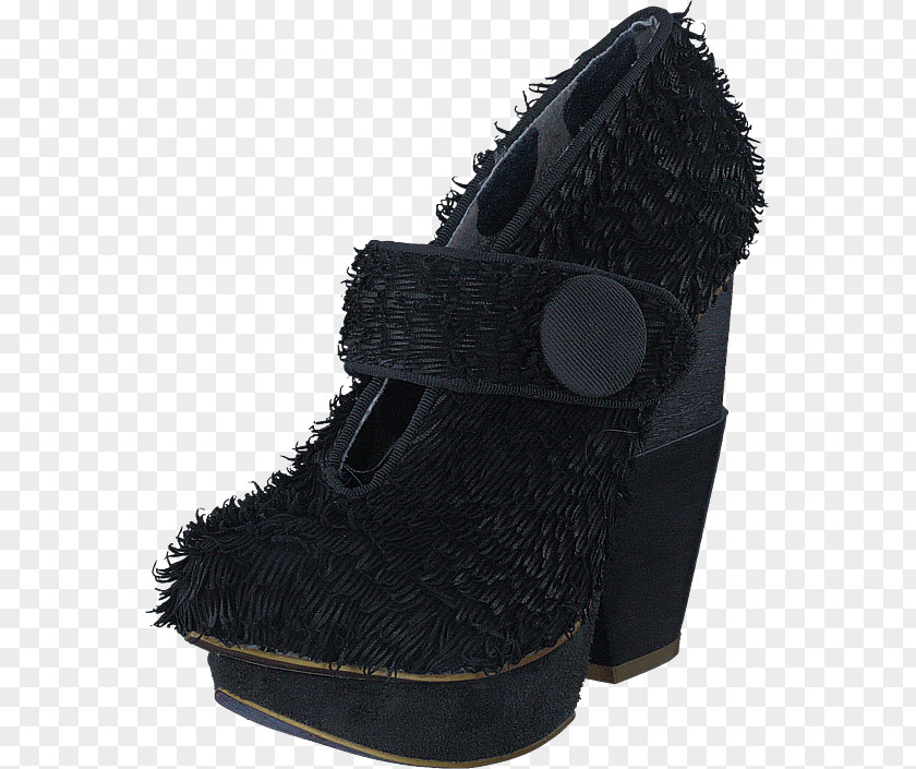 Boot High-heeled Shoe Suede Wedge PNG