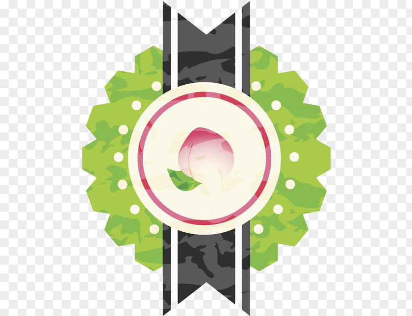 Peach Label Poster PNG
