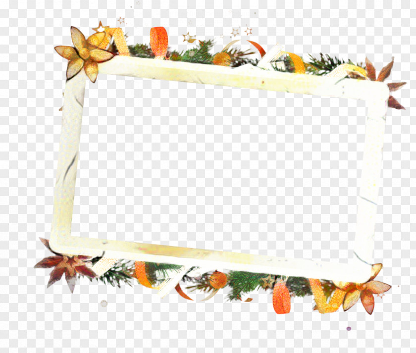 Rectangle Picture Frame Background Watercolor PNG