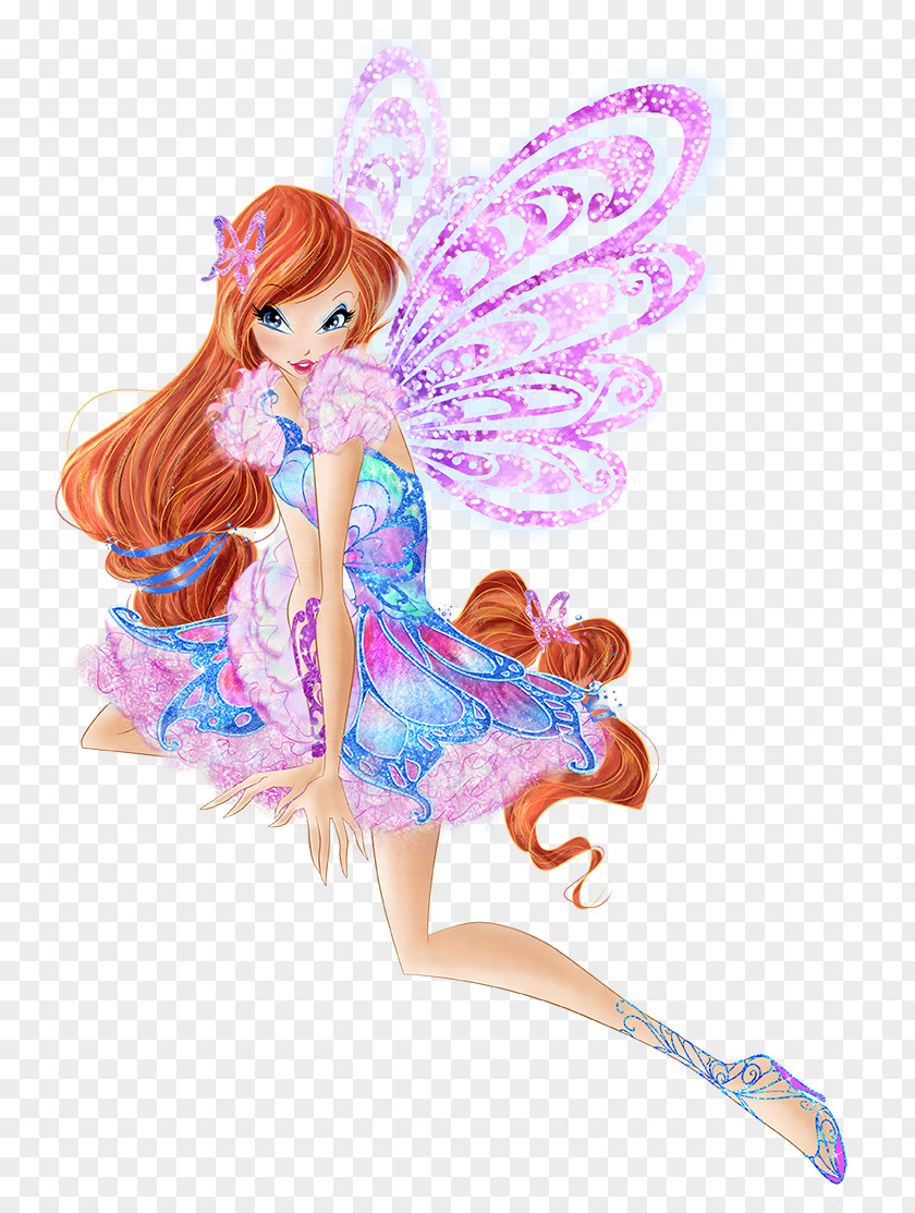 Season 2Aura Bloom Stella Fairy Butterflix Winx Club PNG