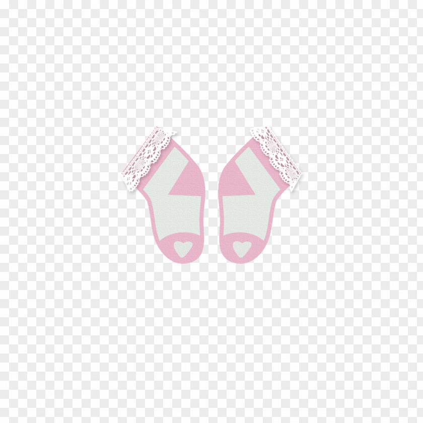 Socks Footwear Shoe Sandal Pink M Font PNG