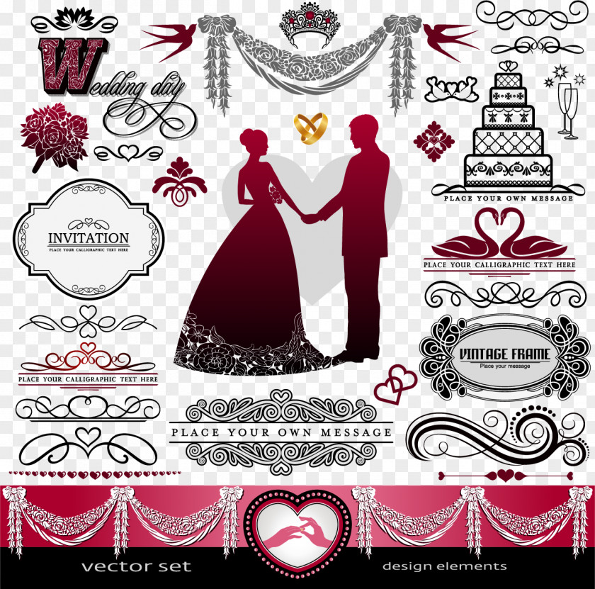 Wedding Invitation Ornament Bridegroom PNG