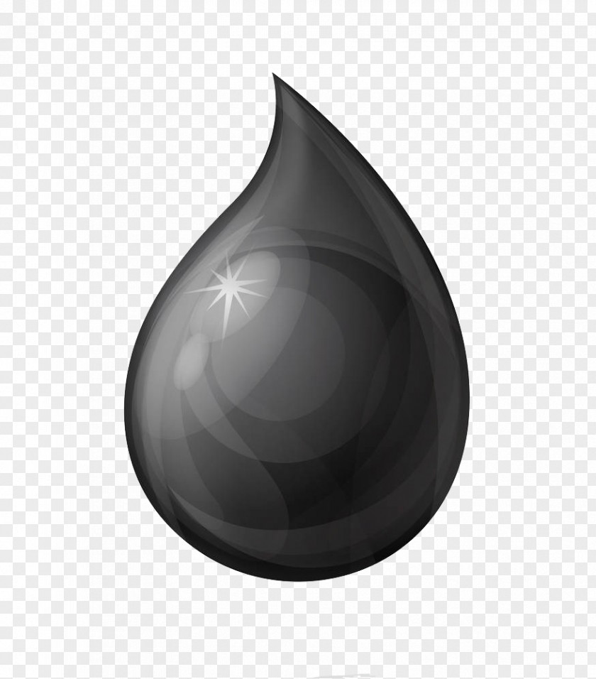 A Drop Of Oil Illustration Photos White Black Sphere PNG