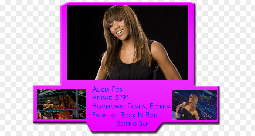 Alicia Fox Long Hair Coloring Black Brown PNG