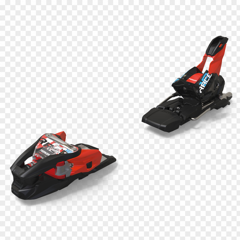 Black Marker Ski Bindings Alpine Skiing Look PNG