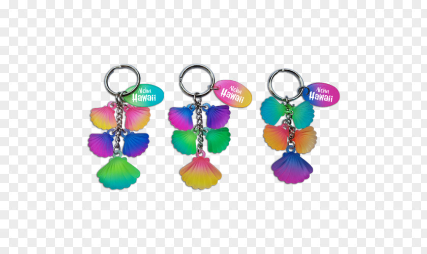 Clam Shell Key Chains Metal PNG