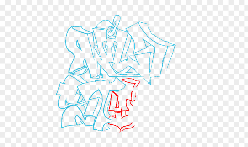 Graffiti Style Drawing Graphic Design Clip Art PNG