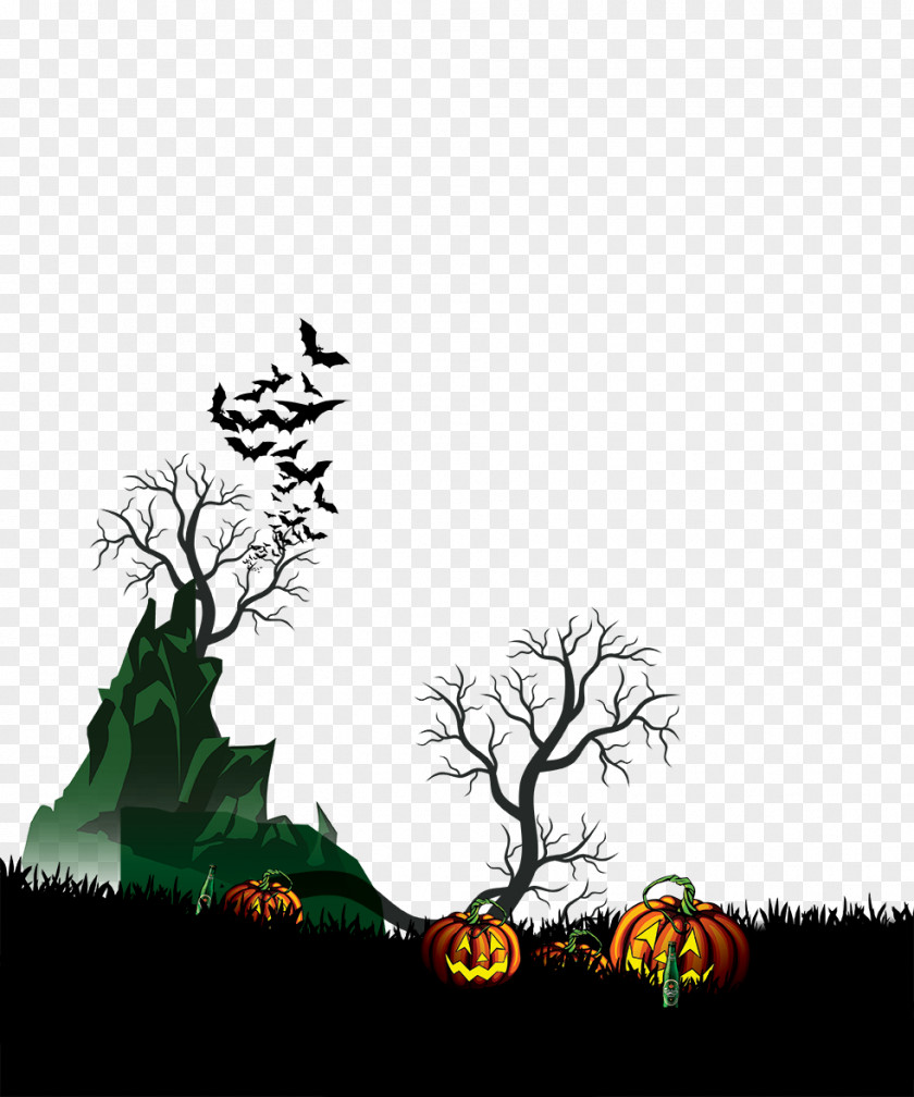 Halloween Background Castle Computer File PNG