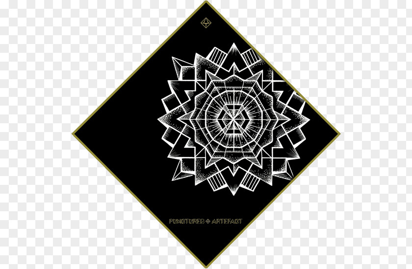 Ink Shading Material Sacred Geometry Circle Mandala Pattern PNG