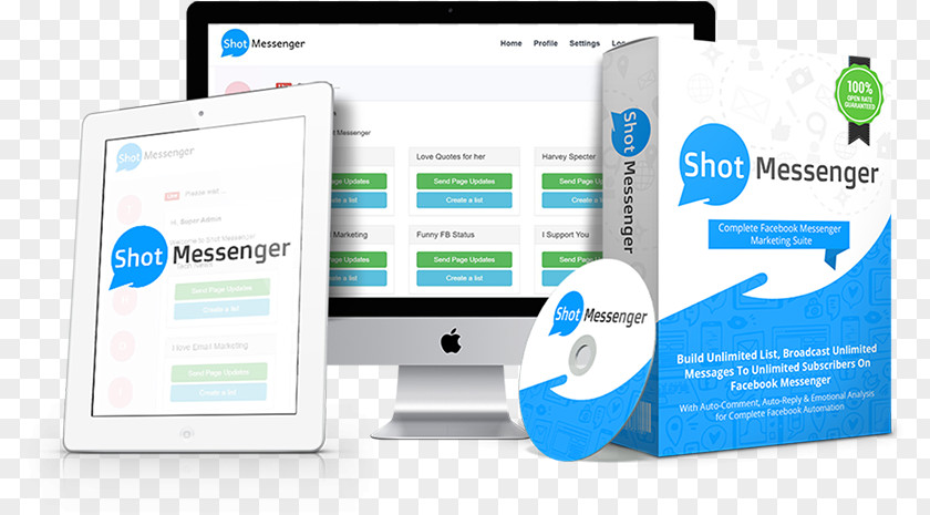 Messenger Box Produk Digital Advertising Ratakan Brand PNG