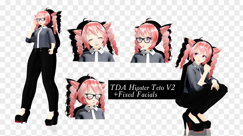 Mmd T Shirt 重音Teto MikuMikuDance Hatsune Miku Hipster Illustration PNG