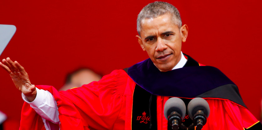 Barack Obama Rutgers University Commencement Speech Graduation Ceremony President Of The United States PNG