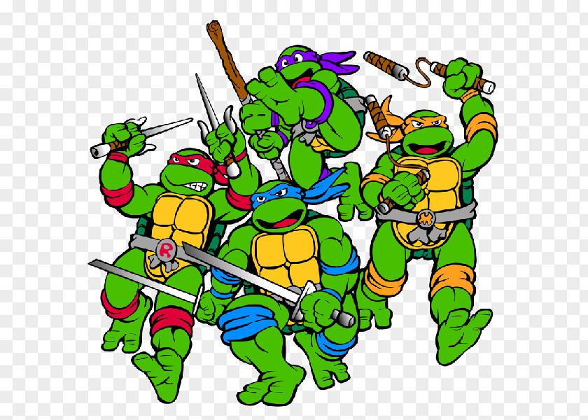 Michelangelo Donatello Raphael Leonardo Teenage Mutant Ninja Turtles: Turtles In Time PNG